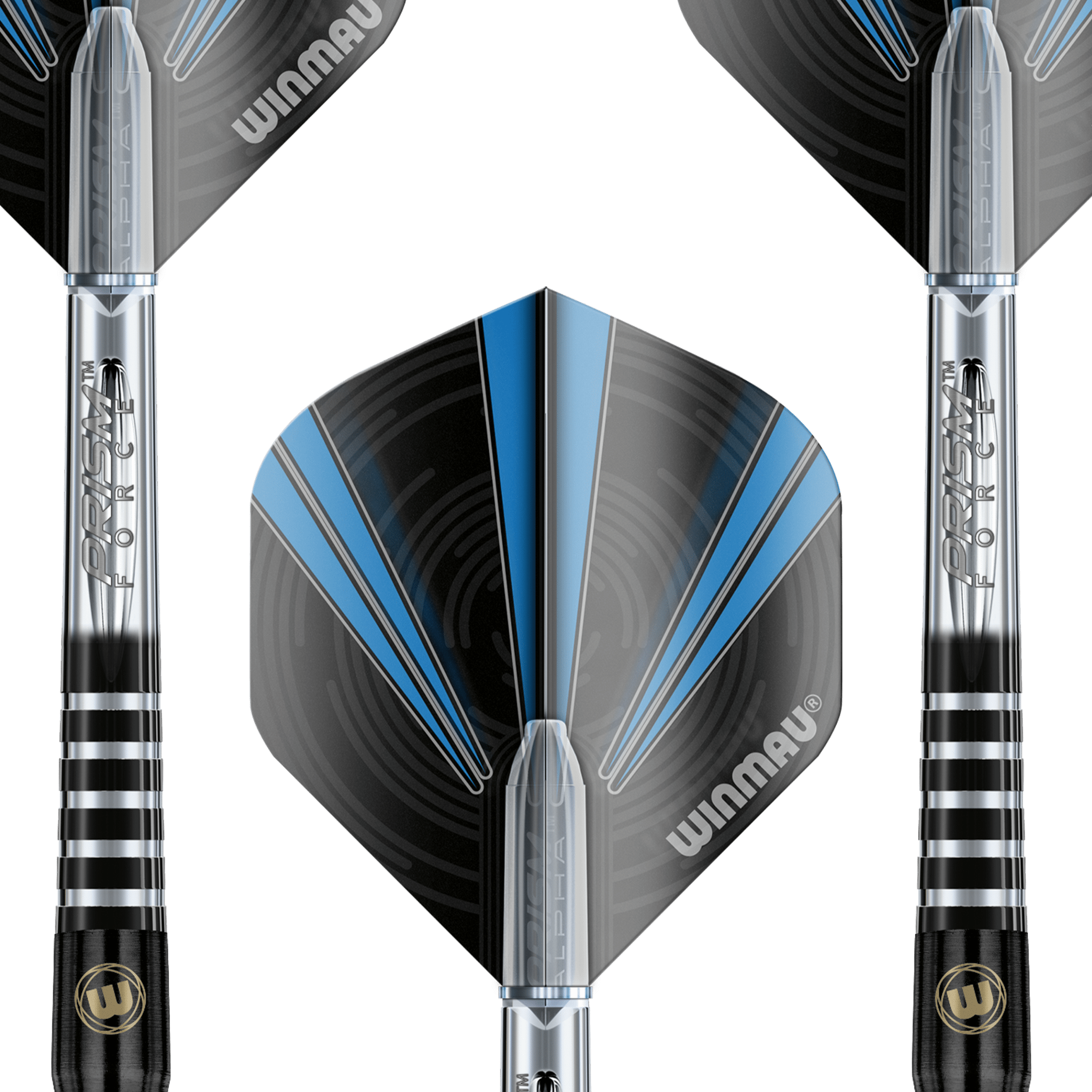 Winmau Sabotage Black Steel Tip Darts - 90% Tungsten - 22 Grams Darts