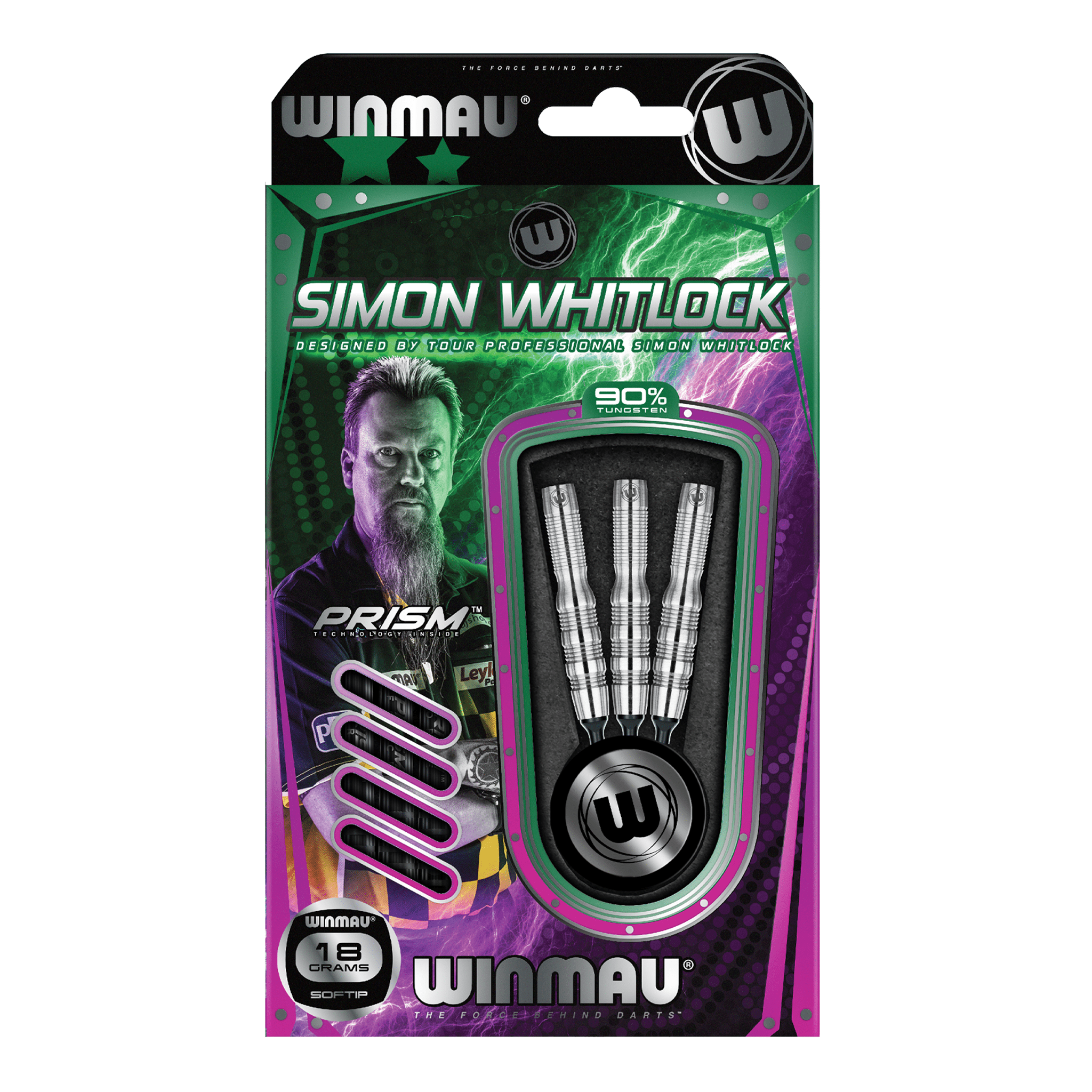 Winmau Simon Whitlock - 90% Tungsten Soft Tip Darts Darts