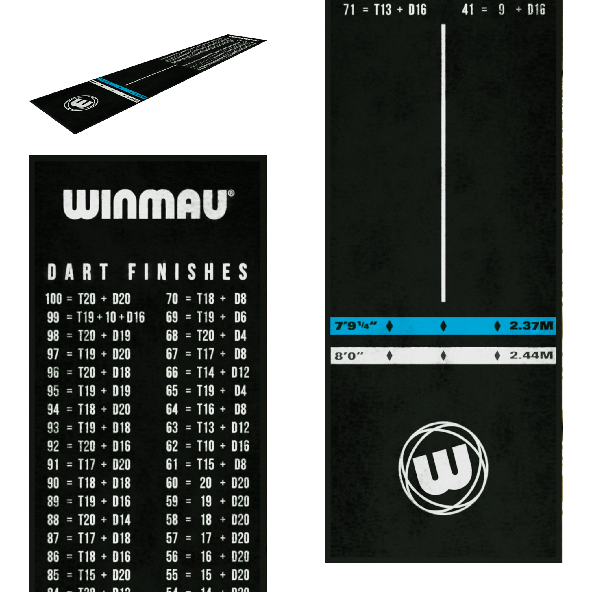 Winmau Winmau Outshot Soft Feel Checkout Dart Mat Boards